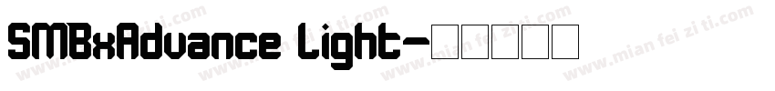 SMBxAdvance Light字体转换
